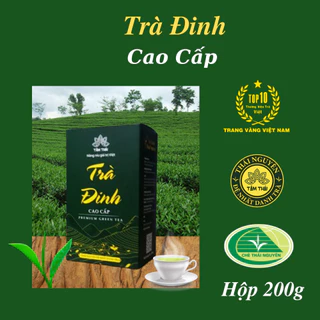 Trà Đinh Cao Cấp Hộp 200g Trà Tâm Thái Trà Thái Nguyên Trà Đinh Tân Cương  Hộp 200g Chè Thái Nguyên