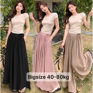 Quần Culottes Ống Rộng Lưng Cao Thời Trang Nữ Sành Điệu-CHM-Mã 821C