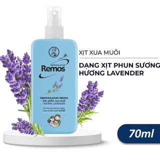 ❤️ Xịt Đuổi Muỗi Cho Bé Remos Baby, SPRAY, hương Lavender Thảo Dược Tự Nhiên, an toàn, lành tính