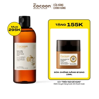 Bigsize - Nước bí đao cân bằng da (toner) Cocoon giảm dầu và mụn 310ml