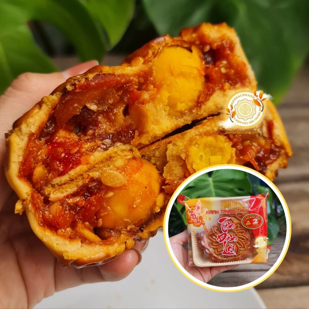 [Hỏa tốc] Bánh Trung Thu Thập Cẩm Gà Quay 2 Trứng- Tân Dân Lợi