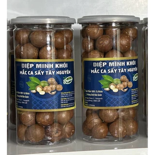 [2HỘP= 1kg].Hạt Macca Đăk Lak,Sấy Rang Nứt Vỏ