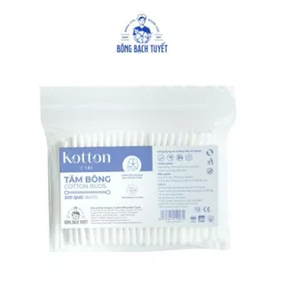 QUÀ TẶNG KHÔNG BÁN - Tăm bông Bông Bạch Tuyết Kotton Care 200 que/gói