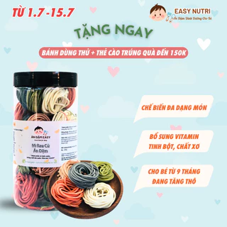 Mì rau củ ăn dặm cho bé từ 8 tháng tuổi thành phần tự nhiên an toàn và giàu dinh dưỡng - Ăn dặm EASY