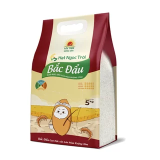 Gạo Hạt Ngọc Trời Bắc Đẩu Túi 5kg - Gạo Đặc Sản Lúa Mùa Ruộng Tôm,  Date mới nhất