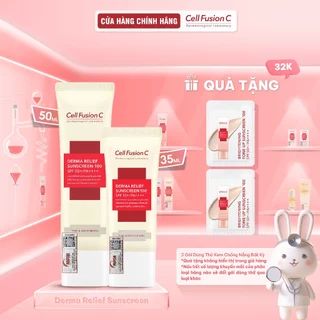 [COMBO 50ml + 35ml] Kem Chống Nắng Cho Mọi Loại Da Cell Fusion C Derma Relief Sunscreen 100 SPF 50+ / PA++++