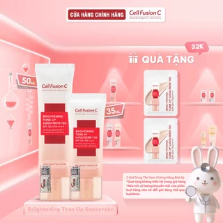 [COMBO 50ml + 35ml] Kem Chống Nắng Nâng Tone Kiềm Dầu Cell Fusion C Brightening Sunscreen 100 SPF50+/ PA++++