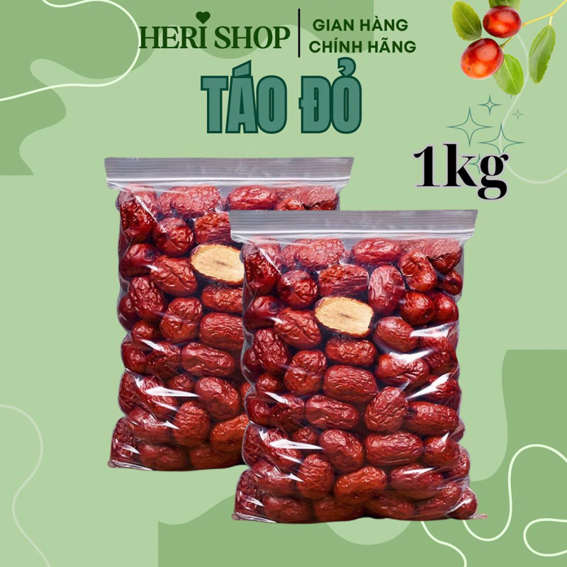 1 Kg- Táo đỏ sấy khô tự nhiên