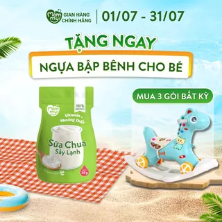 Sữa chua sấy vị nguyên chất Mămmy, viên tròn chống hóc, cho bé từ 6 tháng tuổi - 20 gram