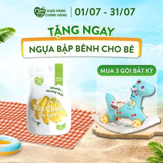 Sữa chua sấy vị chuối Mămmy, viên tròn chống hóc, giàu vitamin và khoáng chất cho bé từ 6 tháng tuổi - 20 gram