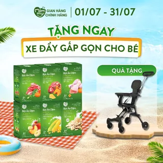 Combo 6 hộp bột ăn dặm Mămmy đầy đủ cho bé, bột mát dễ tiêu hóa giàu vitamin và bổ sung khoáng chất cho bé, 1 hộp 7 gói