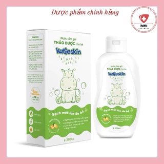 Nước tắm gội thảo dược cho bé Kutieskin 200ml