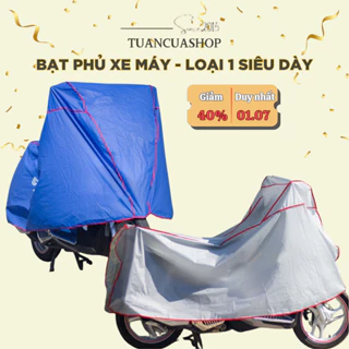 Bạt che xe, Áo trùm xe máy - Bạt phủ xe chống mưa, che nắng, chống bụi bẩn - siêu nhẹ, giá phải chăng, bền dai, chọn màu