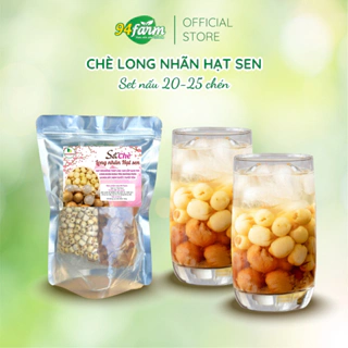 [1 SET] Set Chè Long Nhãn Hạt Sen Thượng Hạng 20 chén 94 Farm