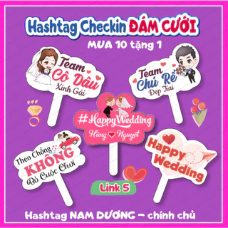 [Hoả tốc 2H] Hastag Đám Cưới, Ăn Hỏi, Bảng cầm tay chụp ảnh Đám Cưới - 2000 Mẫu Hot nhất năm 2024