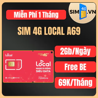 SIM 4G SKY77/ SKY69A/ LOCAL A69/ LOCAL A79 FREE 1 THÁNG - Data 2-4Gb/Ngày - Đăng Ký Chính Chủ - SIM GIÁ RẺ