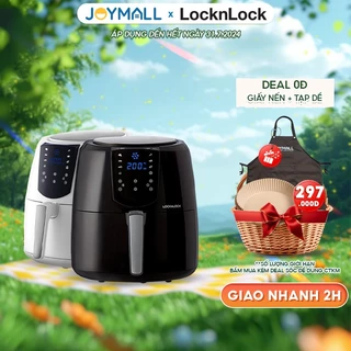 Nồi chiên không dầu Lock&Lock 5.2L ,7.2L EJF357 - Hàng chính hãng, kèm chảo nướng - JoyMall