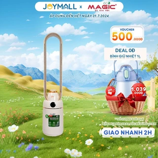 Quạt không cánh kết hợp lọc không khí Magic Eco AC-305, Hàng chính hãng, tạo ion âm kháng khuẩn, 32 tốc độ gió - JoyMall