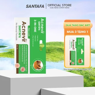 Kem Giảm Mụn Bọc, Mụn Mủ, Mụn Trứng Cá Acnevir Santafa - Tuýp 10gr