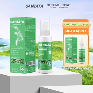 Sữa Vệ Sinh Phụ Nữ Santafa Giảm Viêm Ngứa Dưỡng Ẩm Da Cân Bằng PH Chiết Xuất Lá Xoài Chai 100ml