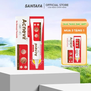 Kem Giảm Mụn Cám Mụn Đầu Đen Acnevir Santafa Tuýp 15gr