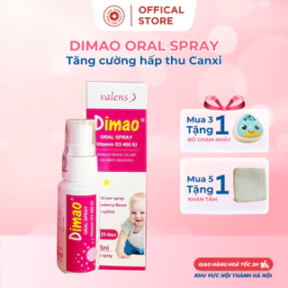 Dimao - Vitamin D3 400UI dạng xịt - Tăng Cường Hấp Thu Canxi, Hàng Nhập Khẩu Châu Âu (Chai 25ml )