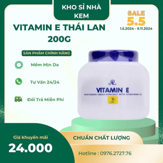 Kem Dưỡng Ẩm Vitamin E Thái Lan 200ML Hàng Chuẩn