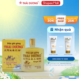 Dầu gió gừng Thái Dương 24ml - Sao Thái Dương