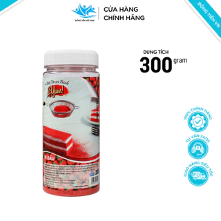 Bột Rắc Yum Trang Trí Bánh Vị Dâu Lọ 300g - Đồng Tiến Việt Nam