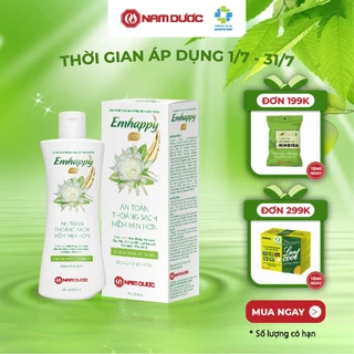 Dung dịch vệ sinh phụ nữ Emhappy Nam Dược hương hoa quỳnh chai 120ml