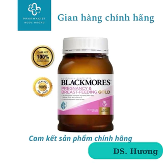 [NHẬP KHẨU CHÍNH HÃNG] Viên uống vitamin tổng hợp cho bà bầu và sau sinh blackmores pregnancy & breast feeding gold