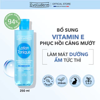 Nước hoa hồng Evoluderm bổ sung Vitamin E cho da thường 250ml