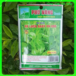 Hạt Giống Rau Xà Lách Ăn Non Baby PN-095  Phú Nông - Gói 10g