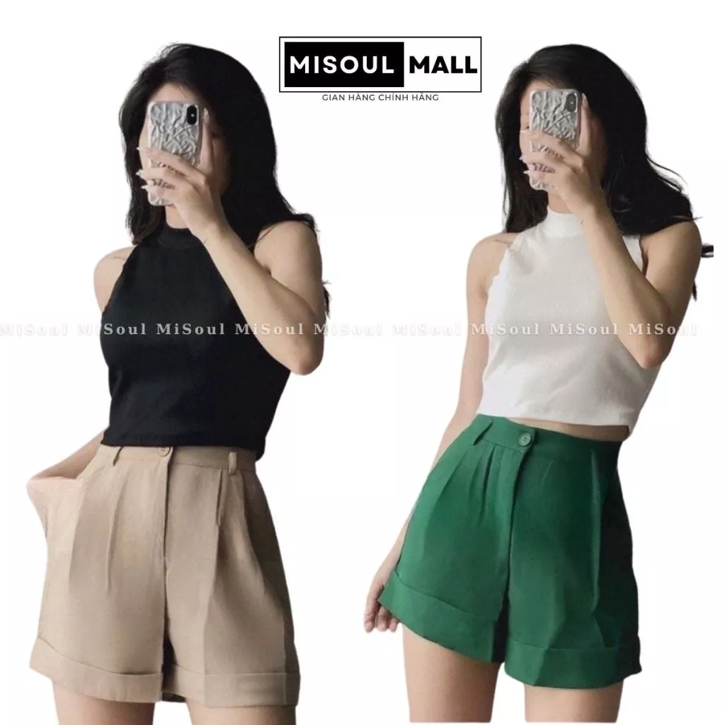 Áo Croptop Nữ Ba Lỗ MiSoul Mall Kiểu Sát Nách Ôm Body Hack Dáng Quyến Rũ , Năng Động 114