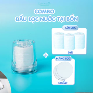 Combo Đầu Vòi Lọc Nước Bồn Rửa Tay, Rửa Chén Daily Aqua