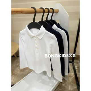 Áo Thu Polo Bé Gái Uniform Cotton G(có lỗi nhẹ)