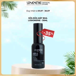 Sữa rửa mặt chứa BHA giúp làm sạch vượt trội và tẩy tế bào chết Losionerie Men 30ml