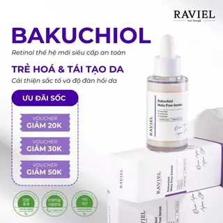 Serum Chống Lão Hoá Và Sáng Da RAVIEL Bakuchiol Mela Free 30ml