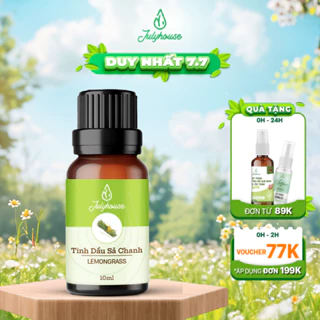 Tinh dầu sả chanh 10ml JULYHOUSE giúp xua đuổi côn trùng, khử mùi, thơm phòng