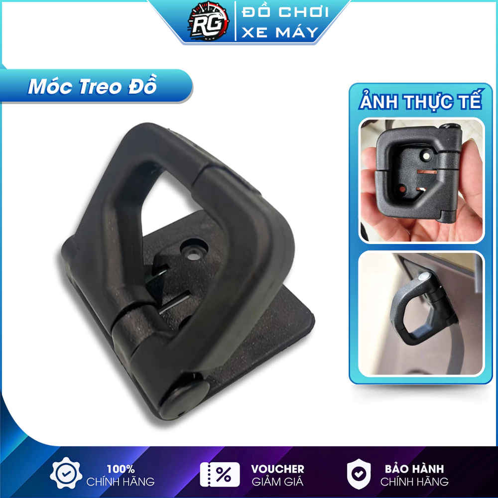 Móc treo đồ lead, sh, ps... và nhiều xe khác từ nhựa cao cấp màu đen