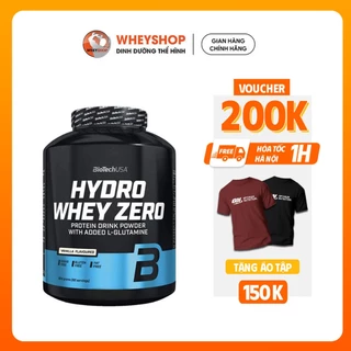 Sữa dinh dưỡng hỗ trợ tăng cơ Hydro Whey Zero 4Lbs (1.8kg) - WHEYSHOP VN