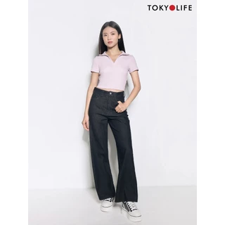 Áo Polo Croptop Nữ dáng ôm tay ngắn TOKYOLIFE C9POL515P/40000423