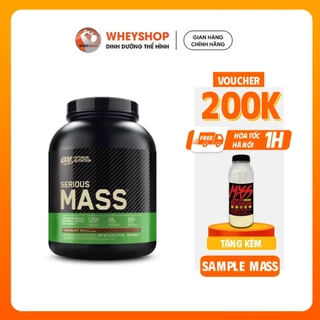 Sữa dinh dưỡng hỗ trợ tăng cân Serious Mass 6Lbs (2.7kg) - WHEYSHOP VN