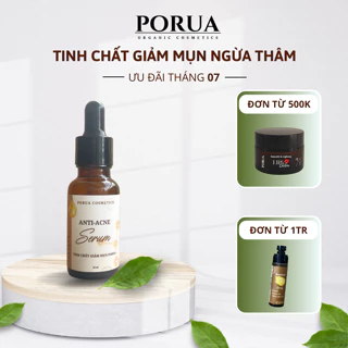 Serum giảm mụn PORUA tinh chất giảm mụn ngừa thâm sáng da 20ml