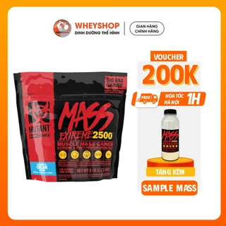 Sữa dinh dưỡng hỗ trợ tăng cân Mutant Mass XXXtreme 6Lbs (2.7kg) - WHEYSHOP VN