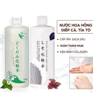 Nước hoa hồng diếp cá, tía tô, ngải cứu 500ml