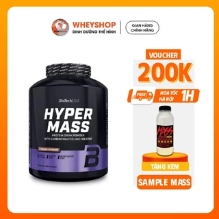 Sữa dinh dưỡng hỗ trợ tăng cơ Biotech Hyper Mass 8.8Lbs (4kg) - WHEYSHOP VN