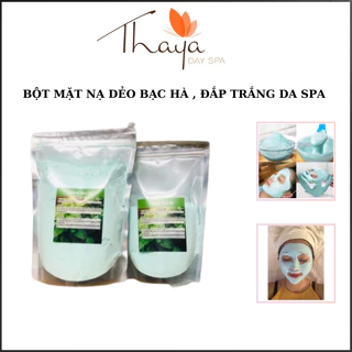 Bột Mặt Nạ Dẻo Bạc Hà I Đắp Đẹp Da, Cân Bằng Dầu Nhờn, Se Lỗ Chân Lông, Ngừa Mụn