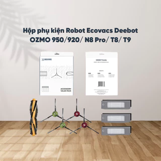 Hộp phụ kiện Robot Ecovacs Deebot OZMO 950/920/ N8 Pro/ T8 T5./ T9 - Hàng Chính Hãng