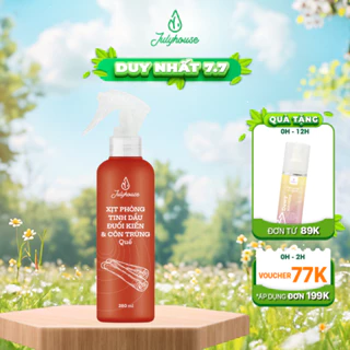 Bình xịt phòng đuổi muỗi & côn trùng tinh dầu Quế Julyhouse 50ml/280ml